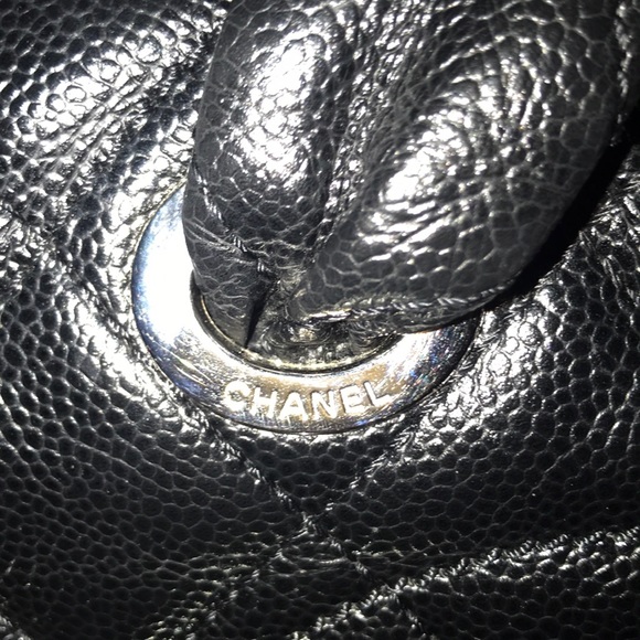 💰MARKDOWN: AUTH CHANEL Black Quilted Bowler Bag - Picture 4 of 10